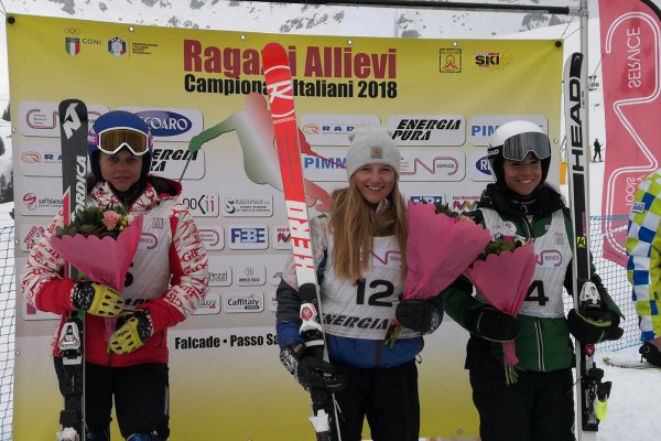 Negri Elisa, 2. Platz Italienmeisterschaft U16 SuperG, Falcade