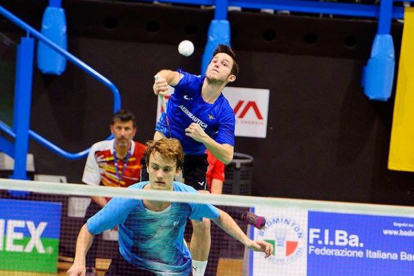 Badminton Italienmeisterschaft 2018 - Lukas Osele, Kevin Strobl (Photo: Danilo Perri)
